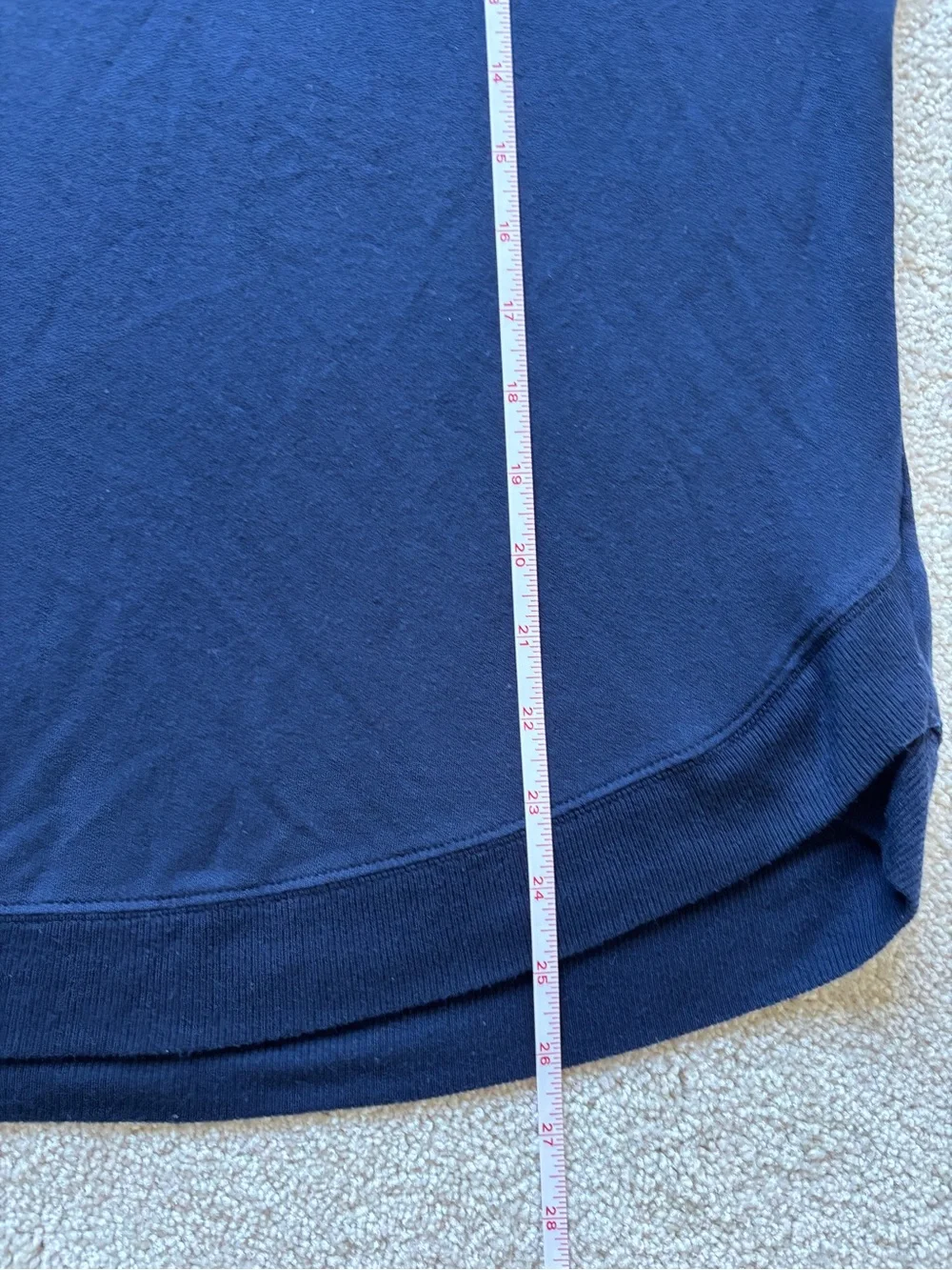Athleta Mindset Sweatshirt Navy Crewneck